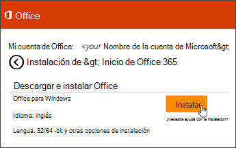 Descargar e instalar o reinstalar Microsoft 365 u Office 2021 en un equipo PC o - Soporte técnico de Microsoft