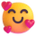 Emoji de Teams enamorado