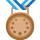 Emoticono de medalla de bronce