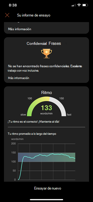 Vista del informe del Asesor para moderadores