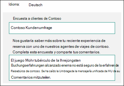 Enviar Un Formulario En Varios Idiomas Soporte De Office