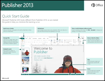 Guía de inicio rápido de Publisher 2013