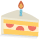 Emoticono de rebanada de pastel
