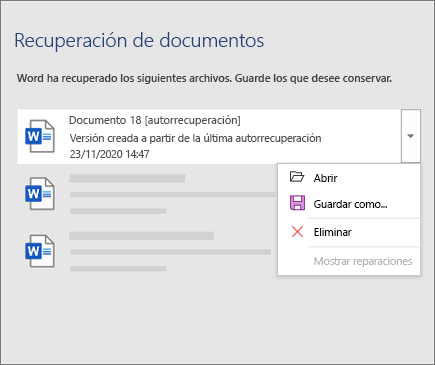 Recuperar los archivos de Microsoft 365 - Soporte técnico de Microsoft
