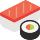 Emoticono de sushi