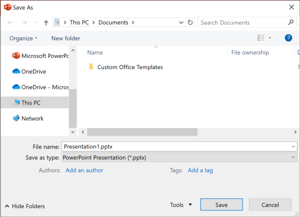 Personalizar la experiencia de guardar en Office - Soporte técnico de  Microsoft
