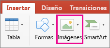 Comando Insertar imagen en PPT para Mac