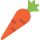 Emoticono de zanahoria