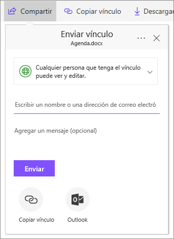Compartir archivos con OneDrive - Soporte técnico de Microsoft