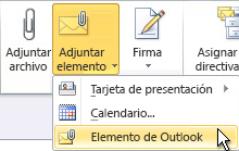 Adjuntar archivos o insertar imágenes en mensajes de correo de Outlook -  Soporte técnico de Microsoft
