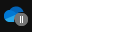 Icono "pausado" de OneDrive para la Empresa
