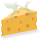 Emoticono de queso