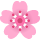 Emoticono de flor de cerezo