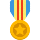 Emoticono de medalla militar