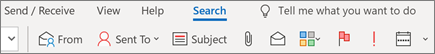 Usar la búsqueda en Outlook