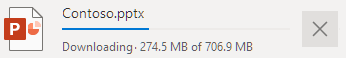 Descarga de archivos en OneDrive