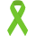 Emoticono de cinta verde