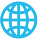 Icono gestual de globo terráqueo con emoticonos meridianos