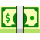 Emoticono de dólar
