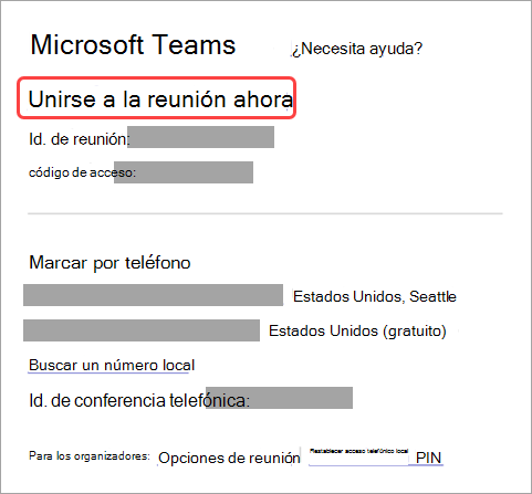 Unirse a una reunión sin una cuenta en Microsoft Teams - Soporte técnico de  Microsoft