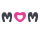 Emoticono de corazón de mamá