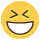 Emoticono sonriente de XD