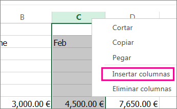 Insertar O Eliminar Filas Y Columnas - Excel