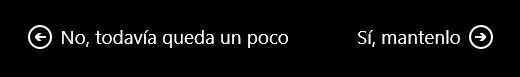 Mantener los cambios o ignorarlos