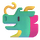 Emoji de cara de dragón de Teams