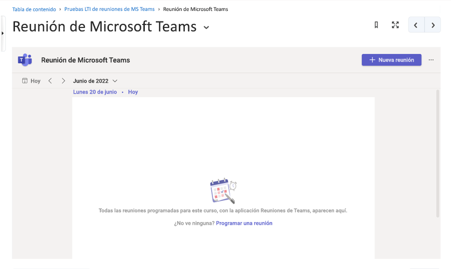 Captura de pantalla de D2L Brightspace LMS con el modal abierto Agregar actividad que resalta la adición de la actividad reuniones de Microsoft Teams.