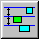 Imagen del botón Distribuir formas verticalmente en la parte superior