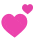 Emoticono de corazones rotatorios
