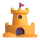 Emoji de castillo de arena de Teams