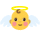 Emoticono de ángel de bebé