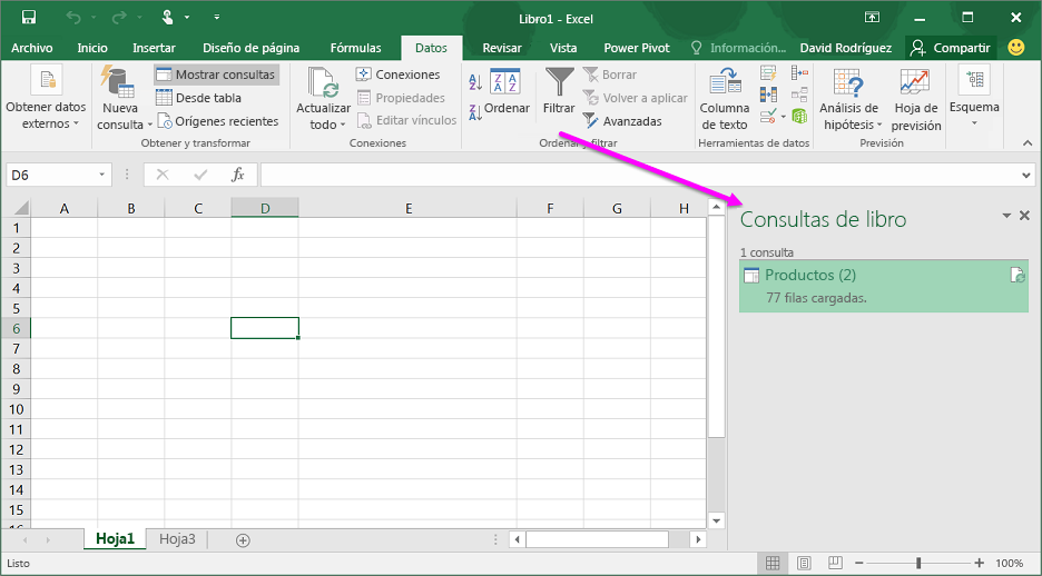 Resultado de imagen para FICHA DEINSERTAR  DE EXCEL 2016