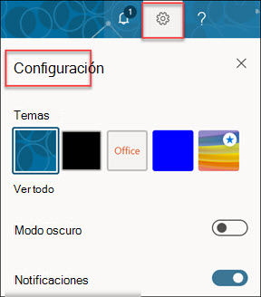 Configuración de la cuenta de Microsoft 365.