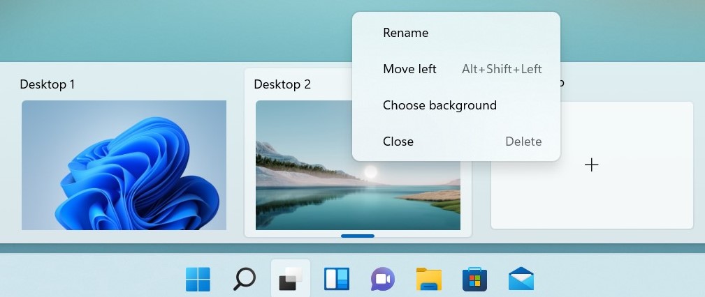 Varios escritorios en Windows - técnico Microsoft