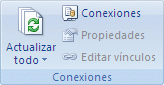 Imagen de la cinta de Excel