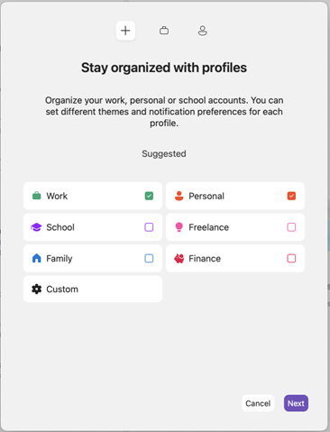 Outlook para Mac Agregar perfil