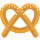 Emoticono de pretzel