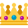 Emoticono de corona
