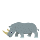 Emoticono de rinoceronte