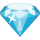 Emoticono de diamante