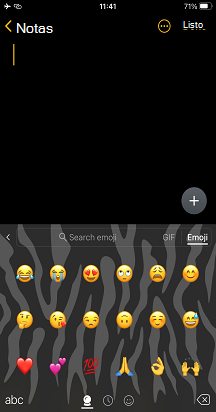 Búsqueda de emojis en iOS - 2