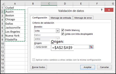 Excel Para Mac Crear Lista Desplegable