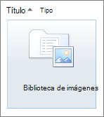 Icono de la biblioteca de imágenes