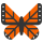 Emoticono de mariposa