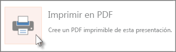 Imprimir diapositivas como PDF