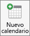 Botón Nuevo calendario de Outlook 2016 para Mac