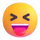 Emoji de equipo con la cara entretejándose con la lengua